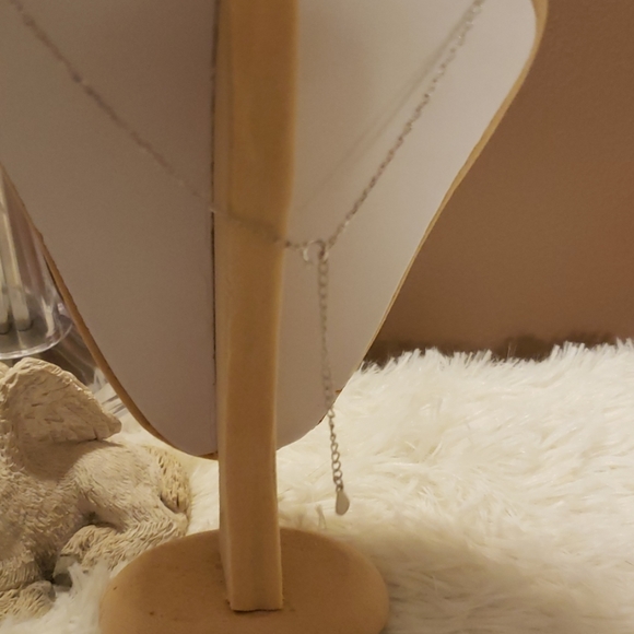 Silver Key water drop longsterling silver necklace - Picture 3 of 8